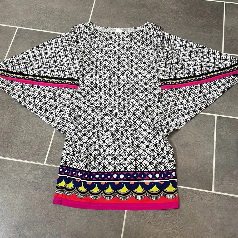 Trina Turk Tanzania Scarf Swim Cover Tunic size Medium - Picture 4 of 9